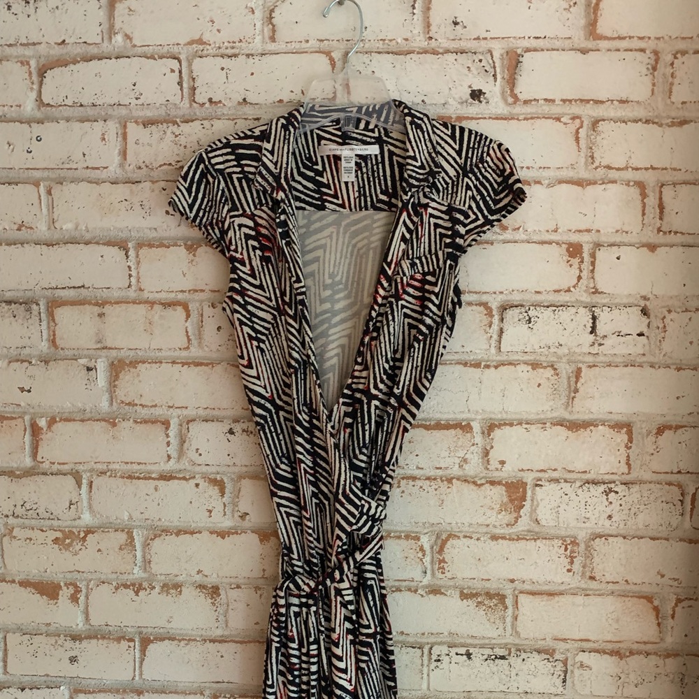 DVF silk wrap dress